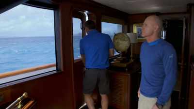 A line that's caught around
perhaps someone's foot, - Below Deck Down Under