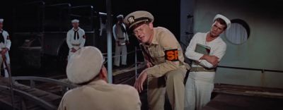 A little while ago six men from your ship - Mister Roberts