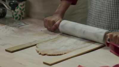 A little bit of that cream. - A Gingerbread Christmas