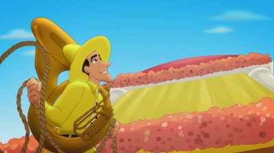A little closer,
a little closer. - Curious George: Royal Monkey