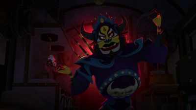 A little old guy arm crossing, - Gremlins: Secrets of the Mogwai