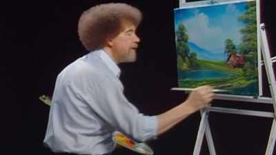A little practice with this,
and you'll be amazed - Bob Ross: Happy Accidents, Betrayal & Greed
