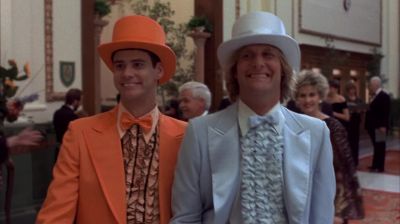 All we gotta dois show a little class a little sophisticationand we're in like a dirty shirtThat's no problem Lloyd We can be classy and sophisticoh look at the funbags on that hosehoundI'd like to eat her liver with some fava beansand a nice bottle of - Dumb and Dumber