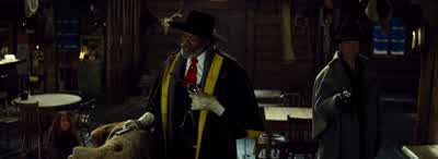 You move a little sudden a little strange You gonna' get a bulletNot a warning not a question A bullet - The Hateful Eight