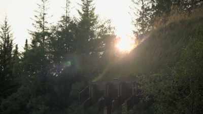 A lochside sauna followed by a cold
water swim. - Extraordinary Escapes with Sandi Toksvig