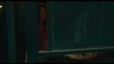 A lonely girl,
glimpsed through a gap. - The Story of Film: A New Generation