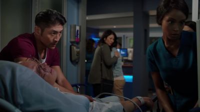 A lot of free fluid here. - Chicago Med