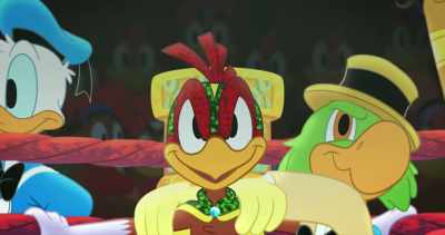 A luchador is always ready for everything. - Legend of the Three Caballeros