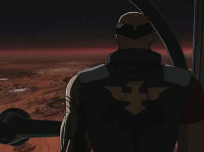 A man injures his leg during a hunt. - Cowboy Bebop