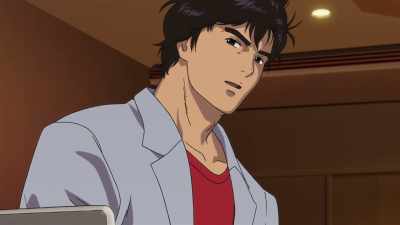 A man who makes it rain war fire on dry lands. - City Hunter: Shinjuku Private Eyes