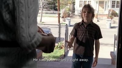 - A man said to give this to you.
- What? - Criminal Minds