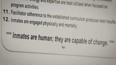 A marker that says
either I'm gonna grow - Inmate #1: The Rise of Danny Trejo