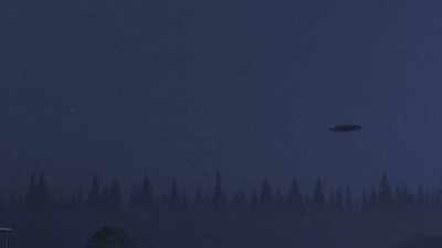 A massive flying object
in the night sky, which, as they put, - Top Secret UFO Projects Declassified