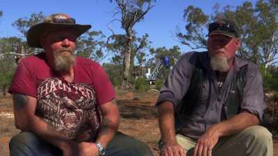 A mechanic by trade. And...
I'm a boiler-maker. - Outback Opal Hunters