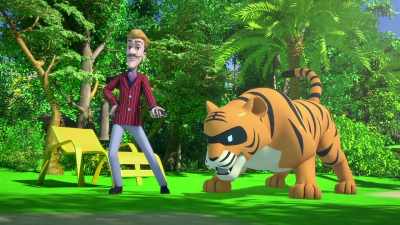 A mechanical tiger! - Rainbow Rangers
