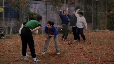 A minute and a half left,
and we're down by two points. - Friends