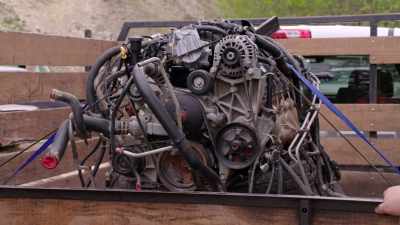 A modern 6.2 liter LS motor. - Rust Valley Restorers