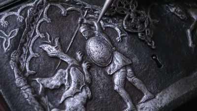 A MODERN FILE IS VERY REGULAR,
BUT THESE ARE CLEARLY MEDIEVAL. - Lost Relics of the Knights Templar