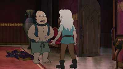 -A moment. A moment. Give you a second--
-Quiet moment. - Disenchantment
