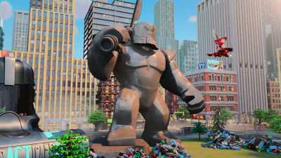 A monument to the greatest thing ever. - LEGO Marvel Avengers: Mission Demolition