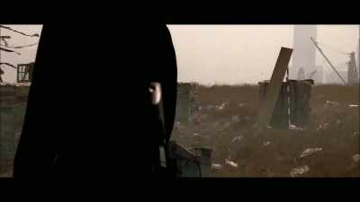 A most 21st-century location -
a recycling site. - The Story of Film: A New Generation
