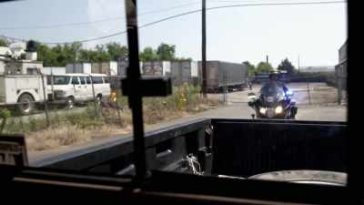 A motorcycle cop pulled right up on the side of the car - The Killer Truth
