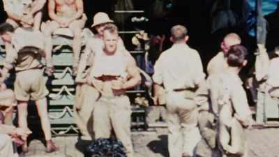 A NEW ALLIED EXPERIMENT
IS UNDERWAY. - The Pacific War in Color