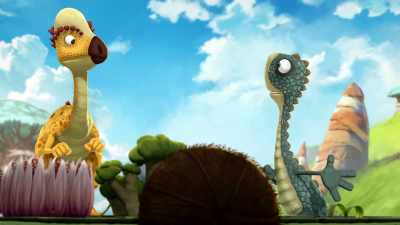 A new game, Patchy.
It's called "Dino Dash"! - Gigantosaurus