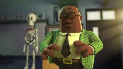 A new student starts today--
Bentley Carter. - Big Nate