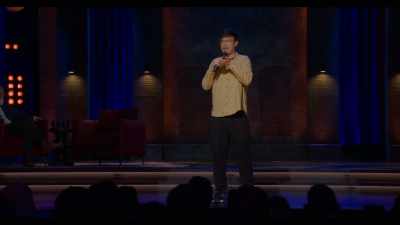 A "P."
Click clack, click clack, click clack... - That’s My Time with David Letterman