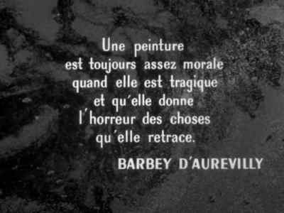 A painting is always
quite moral when it is tragic - Diabolique