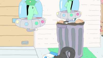 A pair of aliens
from outer space arrived - The Paloni Show! Halloween Special!