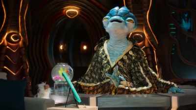 A papered rectangle.
She shouldn't have. - Earth to Ned