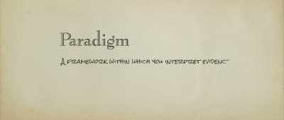 A paradigm is a framework in which you interpret the evidence. - Is Genesis History?