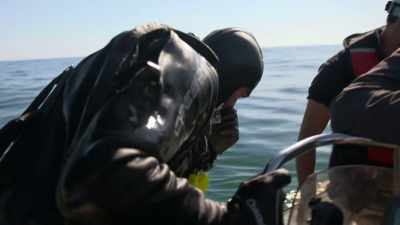 A partial excavation
was made inside the chamber
and it was found stone tools, - Atlantis Rising