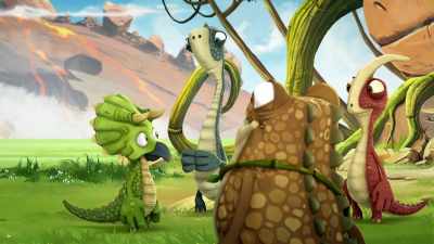 A perfect tea party for him
has to be Giganto-size! - Gigantosaurus