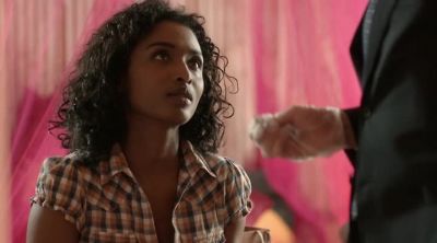 A petal. - Death in Paradise