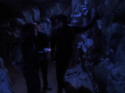 A phaser at level 16 should suffice. - Star Trek: The Next Generation