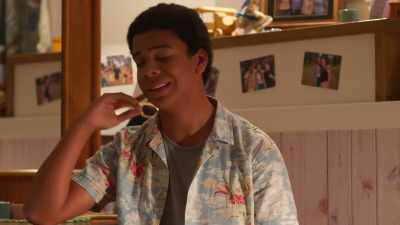 A pizza he's happy with. - Rock Island Mysteries