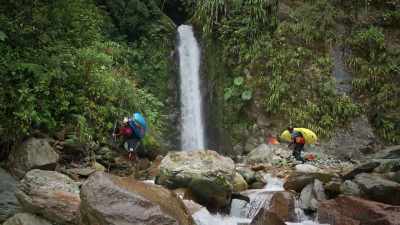 A portage
is basically a way around - Edge of the Earth