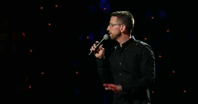 A position I like,
but it also creeps me out, - Neal Brennan: 3 Mics