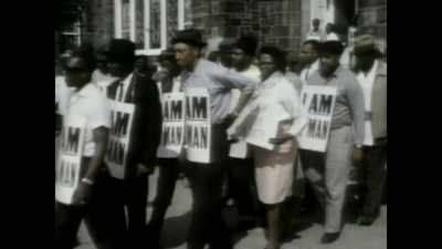 A public official orders
men to get back to work - The Sit-In: Harry Belafonte Hosts The Tonight Show