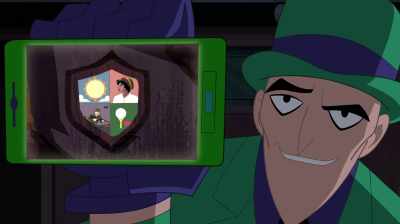 A puzzle represented
by two or more images. - Justice League Action