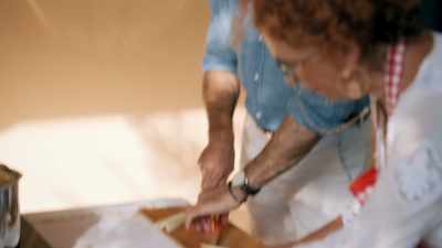 A quarter onion,
and half a carrot. - Stanley Tucci: Searching for Italy