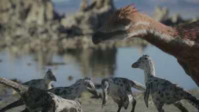 A rather more
substantial meal for the family, - Prehistoric Planet