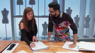 A really intelligent decision is
to see what prints are available - Next in Fashion