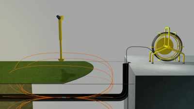 A receiver above ground
uses those waves - Secrets of the Underground