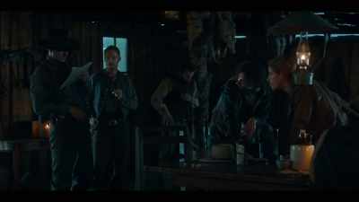 A recent shootout
between the gang - Billy the Kid