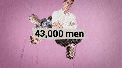 A recent study of 43,000 men - Not So Pretty