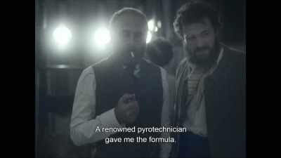 A renowned pyrotechnician 
gave me the formula. - Irma Vep